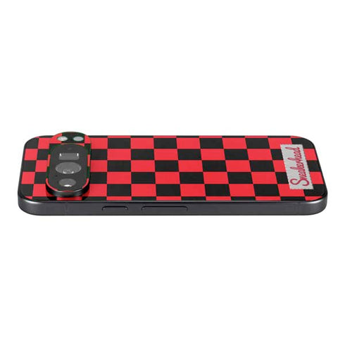 Sneakerhead Red Checkered Pixel 9 Pro XL Skin